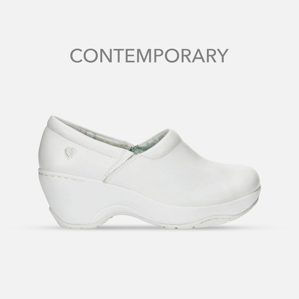 Bryar 木屐護士鞋 - 白色